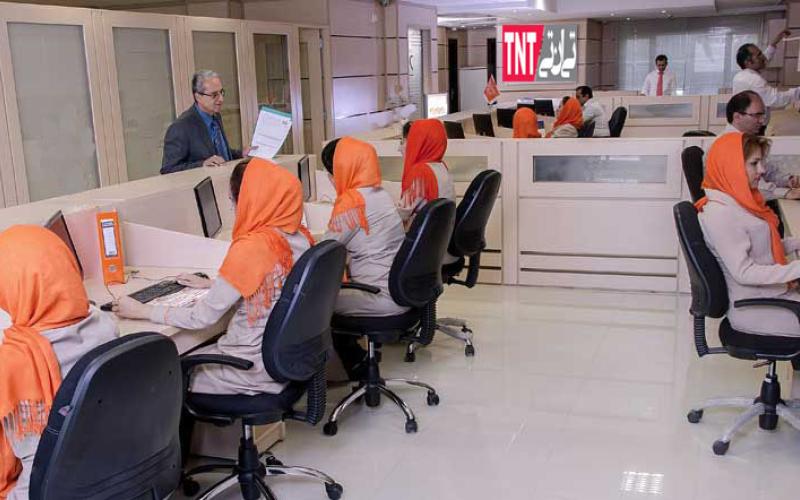 توقف فعالیت پست TNT در ایران 