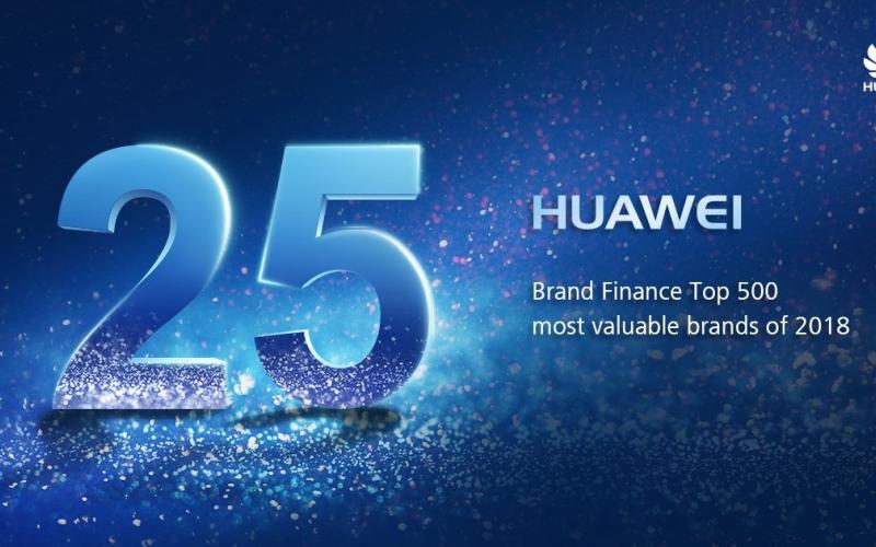 جهش برند HUAWEI به رتبه 25 در رده بندی برند Brand Finance Global 500