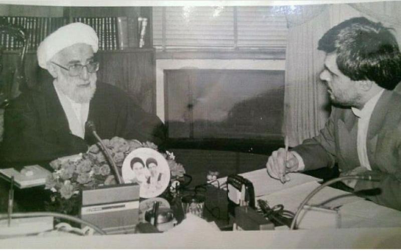 چالش عکس 10 سال قبل با آیت‌الله جنتی