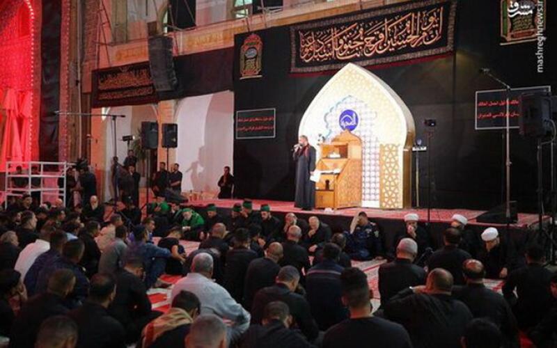 استوری سیاوش خیرابی، سحرقریشی و بهنوش بختیاری از مراسم عاشورا