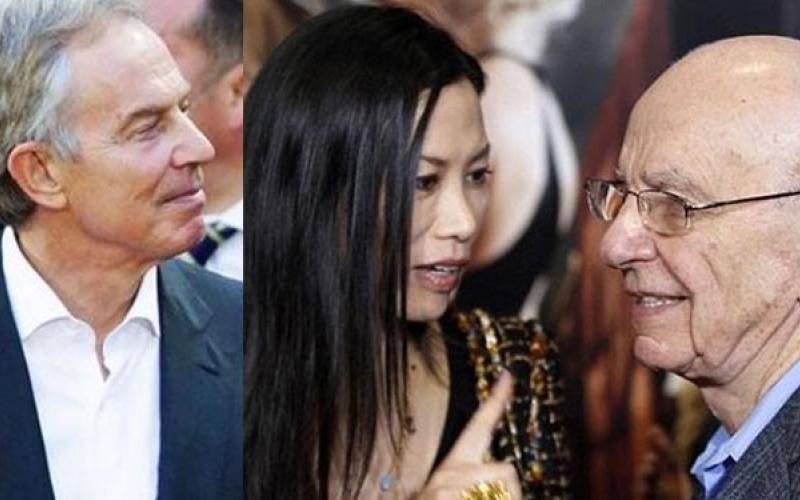 افشای رابطه غیراخلاقی تونی بلر و همسر مرداک! (+تصاویر)