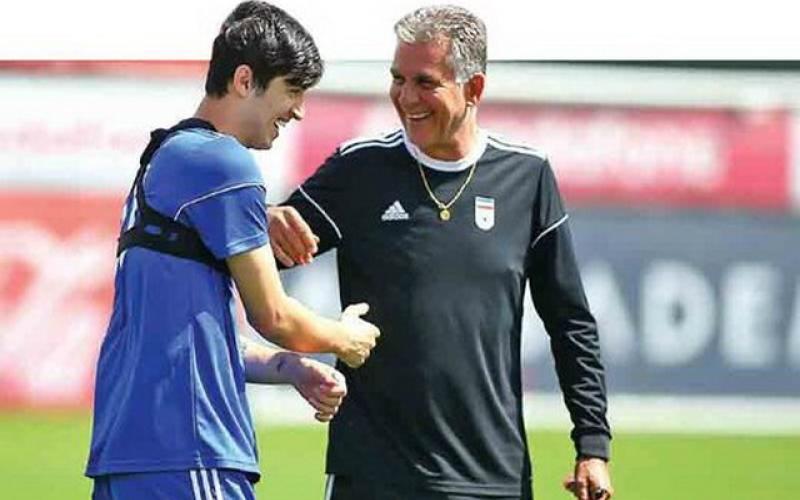 انتشار تصویری از سردار در آغوش کی‌روش