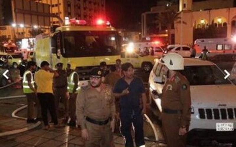 جزئیات آتش سوزی در هتلی در مکه