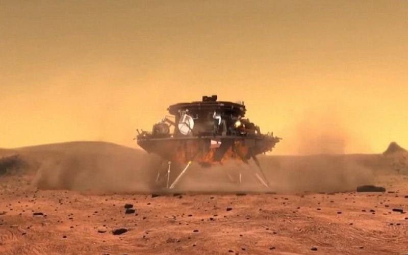 اشکال عجیبی که چینی‌ها در مریخ پیدا کردند