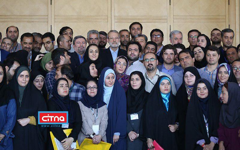 گزارش تصویری/ آیین تجلیل از خبرنگاران با حضور رئیس مجلس شورای اسلامی