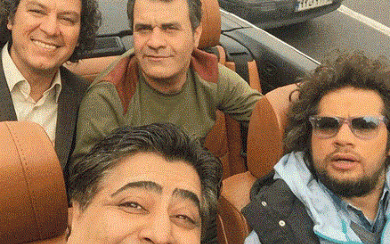 سلفی بامزه بازیگران طنز وسط خیابان!