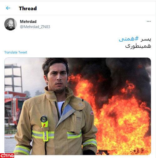 توییت ستاد انتخاباتی عبدالناصر همتی درباره عکس منتشر شده از پسر وی