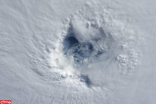 انتشار تصویر یک توفان ترسناک از فضا توسط یاسمین مقبلی