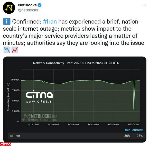 قطعی اینترنت