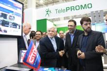 گزارش تصویری سیتنا از بازدید سه ساعته‌ دکتر عارف از نمایشگاه تلکام 2015