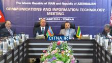 دیدار وزیر ارتباطات ایران با  وزیر ارتباطات جمهوری آذربایجان - 27 خرداد 93