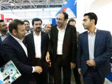 بازدید وزیر ارتباطات از نمایشگاه ایران تلکام 2014 - مهرماه 93