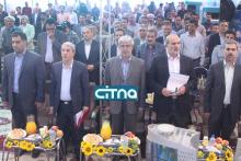 گزارش تصویری از مراسم کلنگ زنی برج های دوقلوی مخابرات 