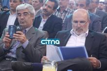 گزارش تصویری از مراسم کلنگ زنی برج های دوقلوی مخابرات 