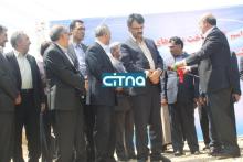 گزارش تصویری از مراسم کلنگ زنی برج های دوقلوی مخابرات 