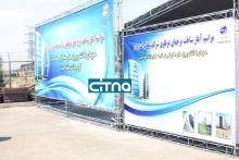 گزارش تصویری از مراسم کلنگ زنی برج های دوقلوی مخابرات 