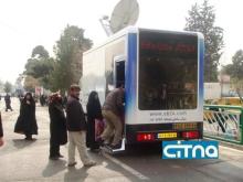 استقبال مردمی از باجه و خودپردازهای سیار بانکی در مصلی تهران