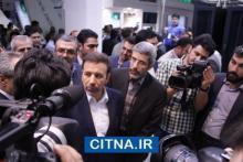 بازدید وزیر ارتباطات از نمایشگاه ایران تلکام 2014 - مهرماه 93