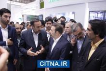 بازدید وزیر ارتباطات از نمایشگاه ایران تلکام 2014 - مهرماه 93