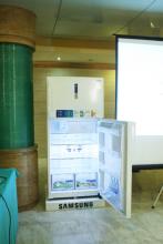 کنفرانس خبری رونمایی از یخچال فریزر جدید MT12 سامسونگ