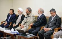 گزارش تصویری/ دیدار اعضای شورای عالی فضای مجازی با رهبر انقلاب