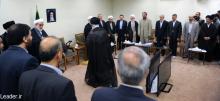 گزارش تصویری/ دیدار اعضای شورای عالی فضای مجازی با رهبر انقلاب