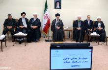 گزارش تصویری/ دیدار اعضای شورای عالی فضای مجازی با رهبر انقلاب