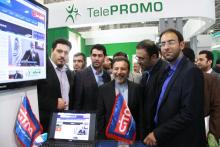 حضور وزیر ارتباطات در غرفه&lrm;ی سیتنا در شانزدهمین نمایشگاه تلکام