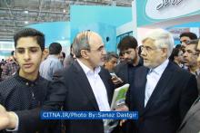 گزارش تصویری/ بازدید دکتر عارف از دستاوردهای همراه اول در نمایشگاه تلکام 2015 