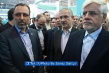 گزارش تصویری/ بازدید دکتر عارف از دستاوردهای همراه اول در نمایشگاه تلکام 2015 