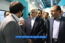 گزارش تصویری/ بازدید دکتر عارف از دستاوردهای همراه اول در نمایشگاه تلکام 2015 