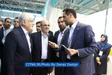 گزارش تصویری/ بازدید دکتر عارف از دستاوردهای همراه اول در نمایشگاه تلکام 2015 