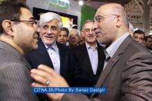 گزارش تصویری/ تشریح اقدامات اپراتوری رایتل در حضور دکتر عارف در شانزدهمین نمایشگاه تلکام 