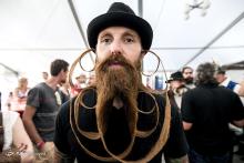 مسابقه عجیب ترین ریش در اتریش (+تصاویر)