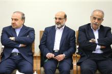 تصاویر/ دیدار رئیس‌جمهور و اعضای هیأت دولت با مقام معظم رهبری