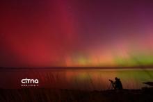 طوفان خورشیدی آسمان سراسر جهان را رنگارنگ کرد! +تصاویر