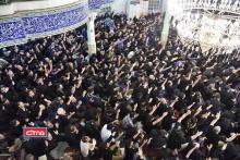 گزارش تصویری سیتنا/ حضور آذری جهرمی و پسرانش در مراسم شب قدر و بیست و سوم ماه مبارک رمضان در حسینیه‌ی همدانی‌ها 