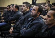 تصاویر مراسم یادبود "حبیب محبیان" در مسجد جامع شهرک غرب