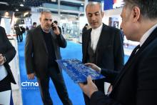 گزارش تصویری سیتنا، بازدید رئیس کمیته اقتصاد دیجیتال مجلس از شرکت‌های حاضر در نمایشگاه تلکام