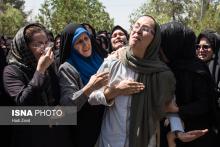 تصاویر/ مراسم تشییع بنیتا (کودک ۸ ماهه) 