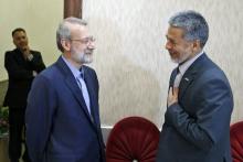 تصاویر شخصیت‌ها در مراسم دامادی فرزند رئیس مجلس 