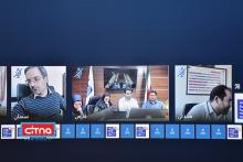 گزارش تصویری/ ارتباط ویدئو‌ کنفرانس دکتر یزدانیان با مدیران کل ICT استان‌ها