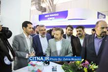 گزارش تصویری سیتنا/ بازدید وزیر ارتباطات از غرفه دانشکده پست و مخابرات در نمایشگاه تلکام