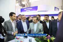 گزارش تصویری سیتنا/ بازدید وزیر ارتباطات از غرفه دانشکده پست و مخابرات در نمایشگاه تلکام