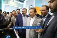 گزارش تصویری سیتنا/ بازدید دکتر واعظی از سالن همراه اول در نمایشگاه تلکام
