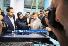 گزارش تصویری سیتنا/ بازدید دکتر واعظی از سالن همراه اول در نمایشگاه تلکام