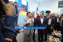 گزارش تصویری سیتنا/ بازدید دکتر واعظی از سالن همراه اول در نمایشگاه تلکام