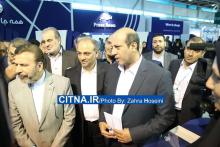 گزارش تصویری سیتنا/ بازدید دکتر واعظی از سالن شرکت مخابرات ایران در نمایشگاه تلکام