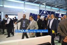 گزارش تصویری سیتنا/ بازدید دکتر واعظی از سالن شرکت مخابرات ایران در نمایشگاه تلکام