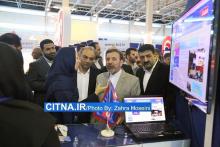 گزارش تصویری سیتنا/ بازدید دکتر واعظی از سالن شرکت مخابرات ایران در نمایشگاه تلکام
